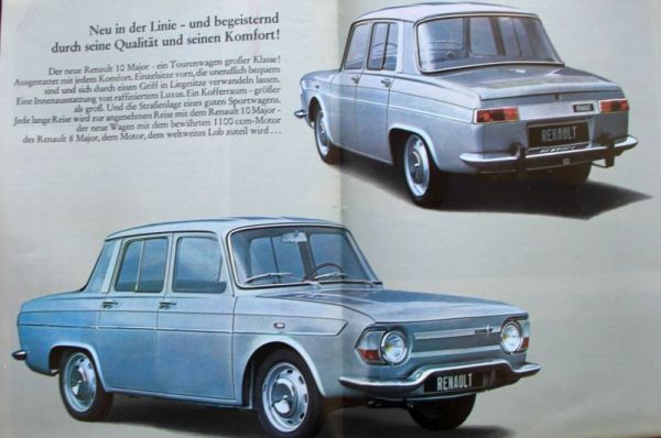 Renault 10 Modelprogram 1966 Carbrochure (2471)